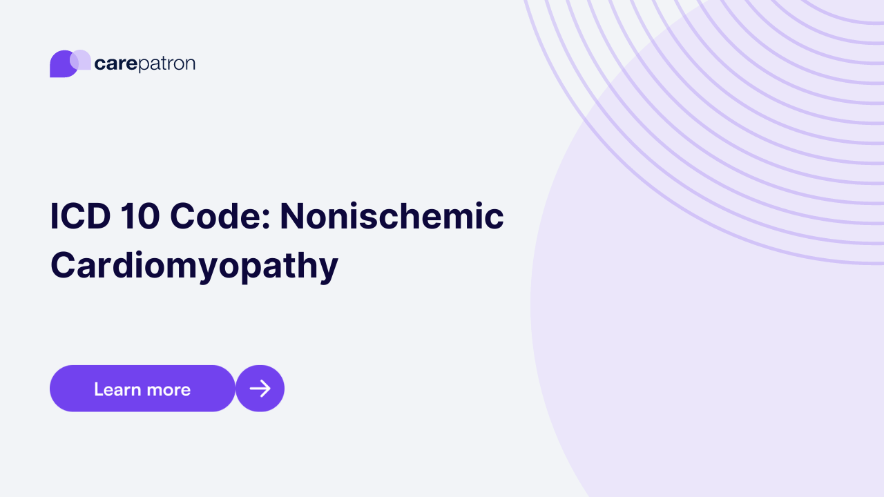 Nonischemic cardiomyopathy icd 10 cm codes 2023